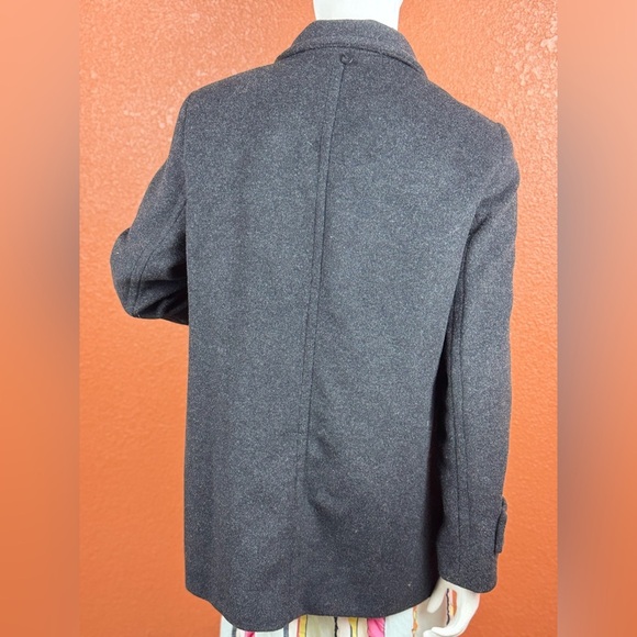 Lauren Ralph Lauren Vintage Jacket Black Button Up Wool Blend Coat Size Medium - Picture 12 of 17